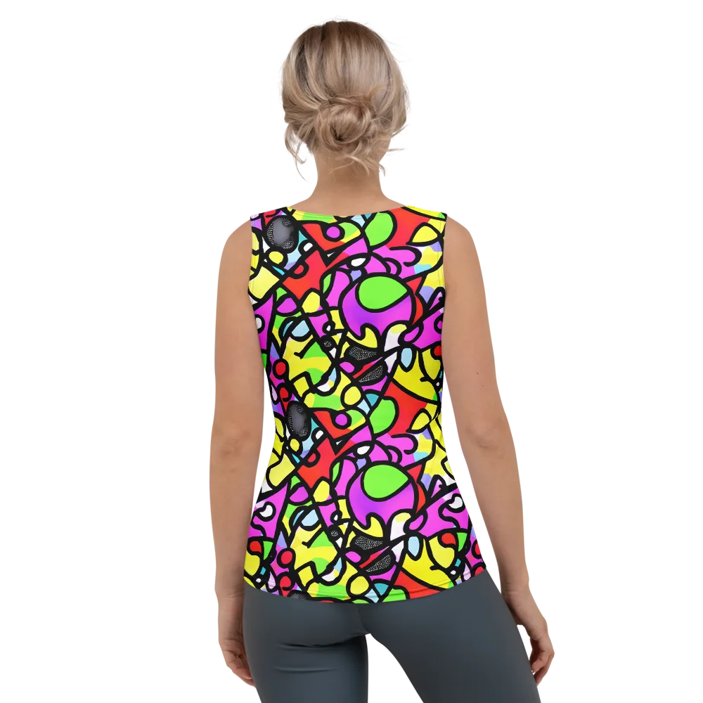 Vivid Serenade on Women's Tank Top — Back