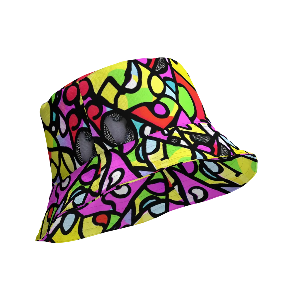 Vivid Serenade on Reversible Bucket Hat — Product details Outside