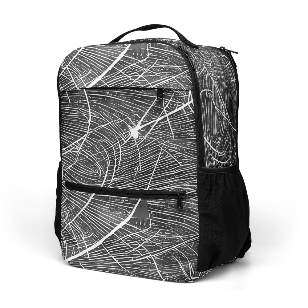 Silver Echo on Utility Backpack — Left Front