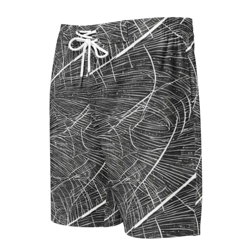 Silver Echo on a Men's Board Shorts
