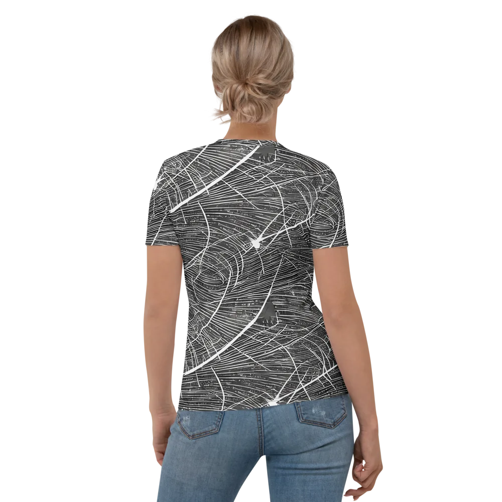 Silver Echo on Women's Crew Neck T-Shirt — Back