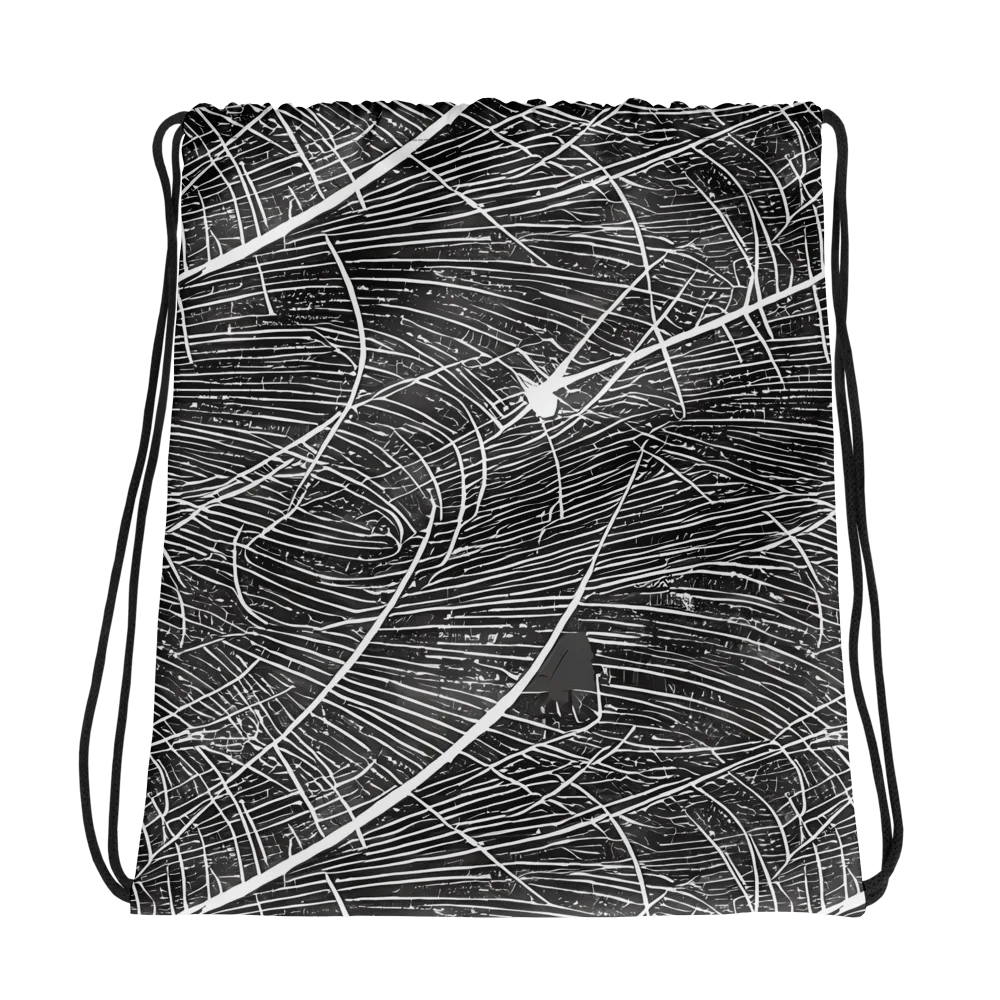 Silver Echo on Drawstring Bag — Photo