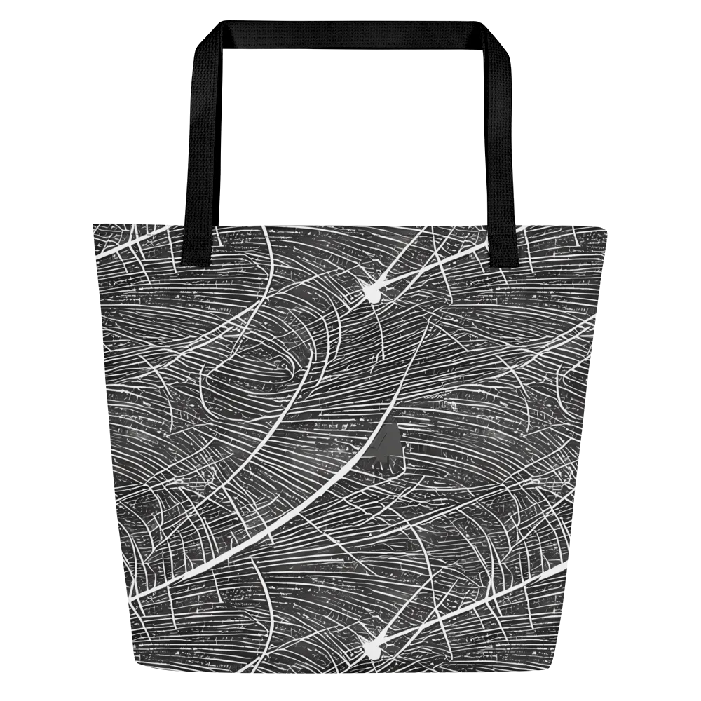 Silver Echo on Large Tote Bag W/ Pocket — Front