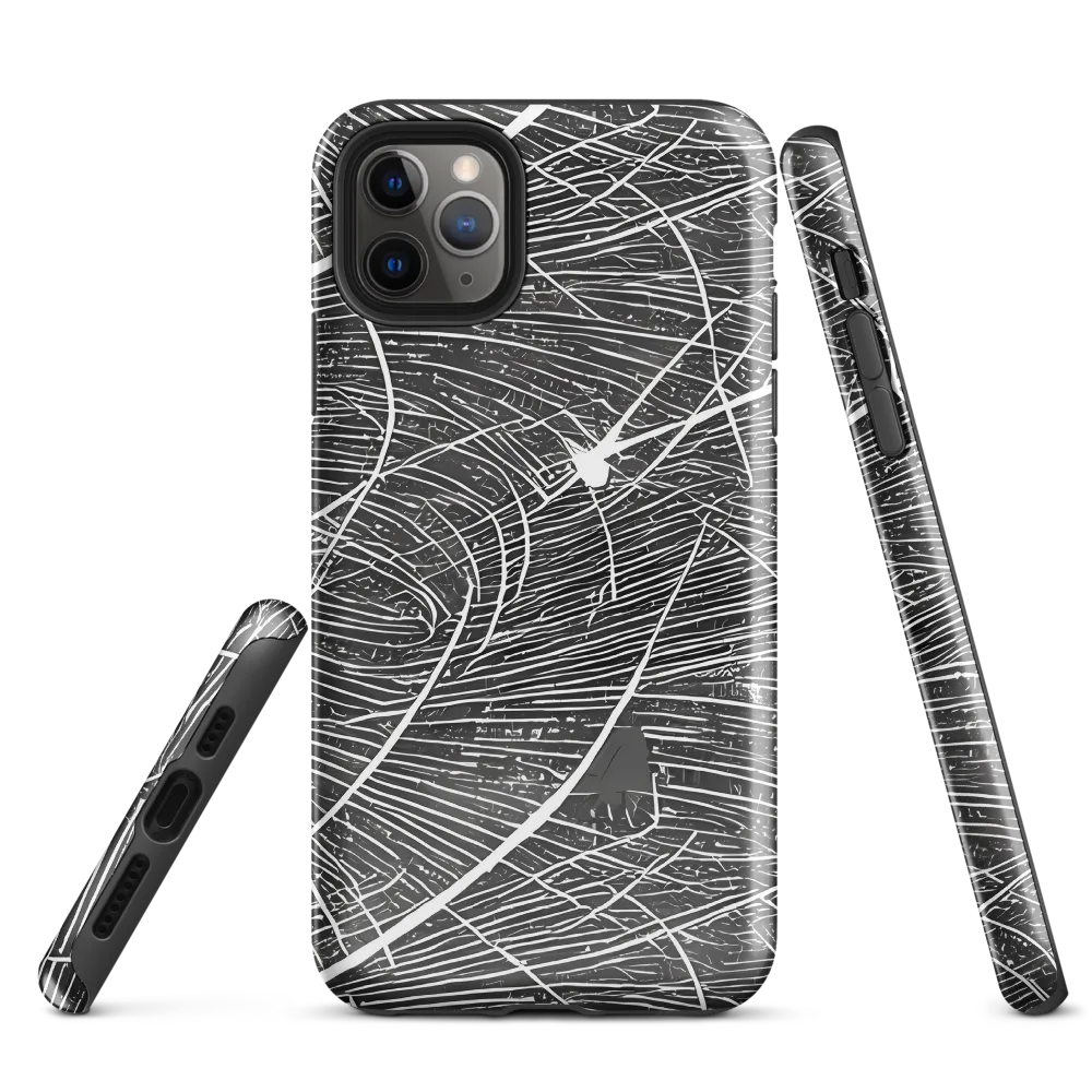 Silver Echo on Tough Case for iPhone® — Front