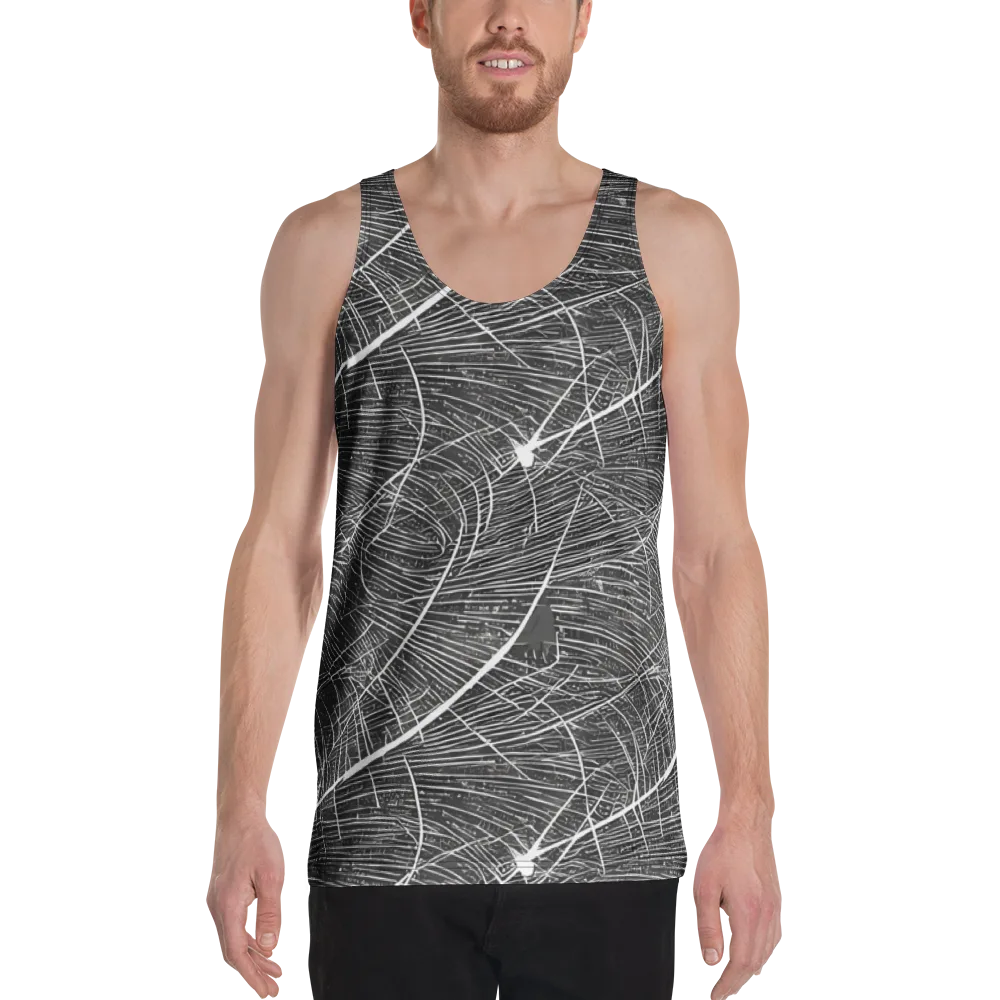Silver Echo on Men's Tank Top — Front
