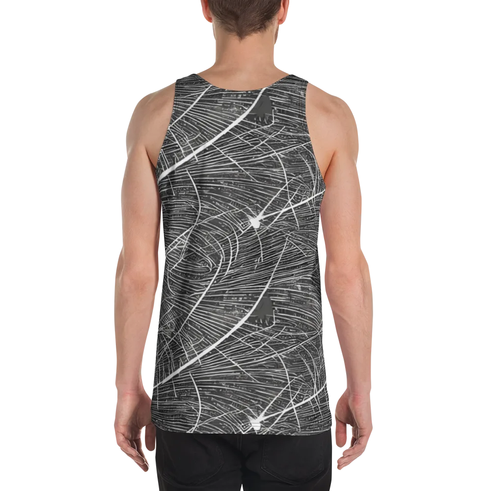 Silver Echo on Men's Tank Top — Back