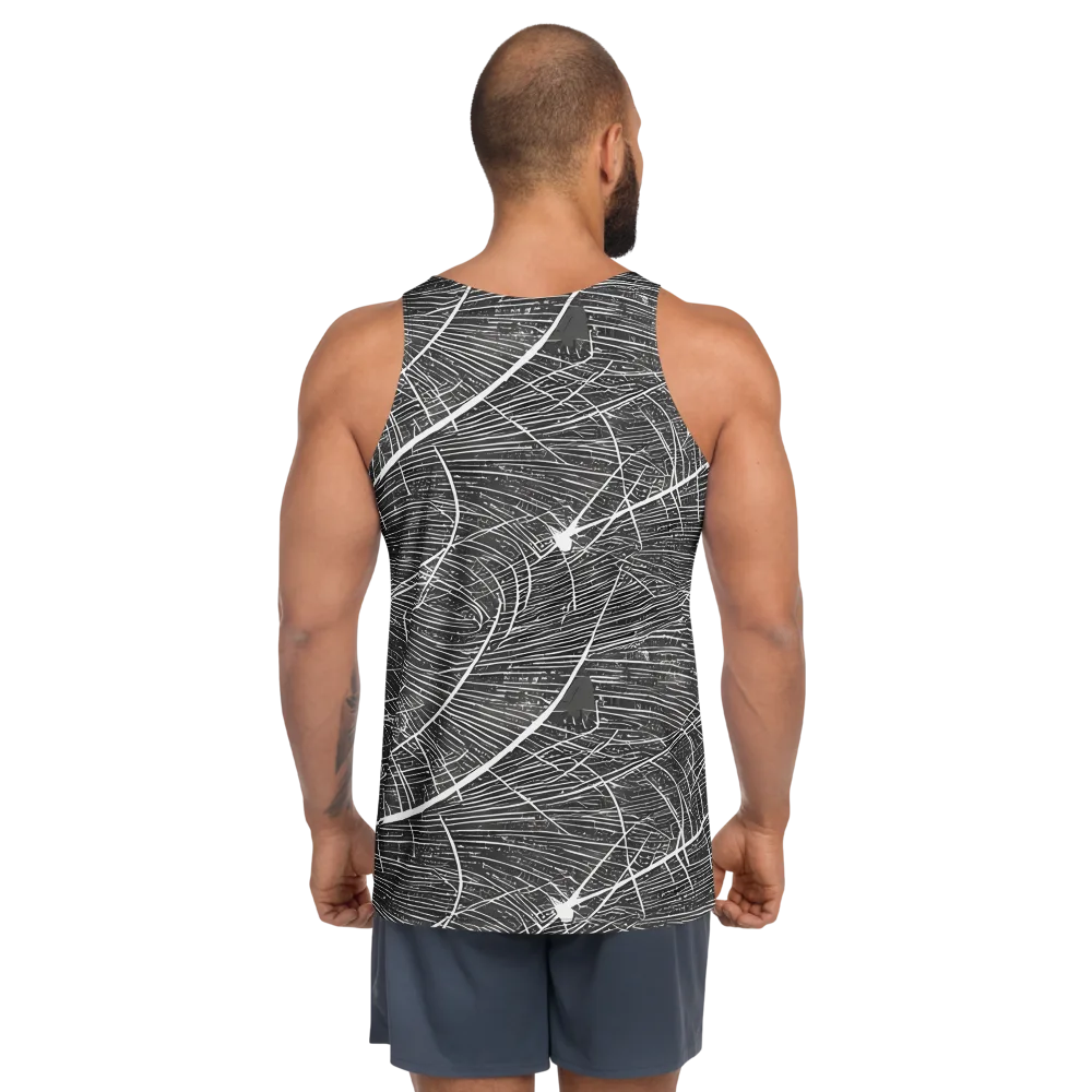 Silver Echo on Men's Tank Top — Back