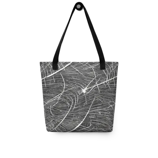 Silver Echo on a Tote Bag