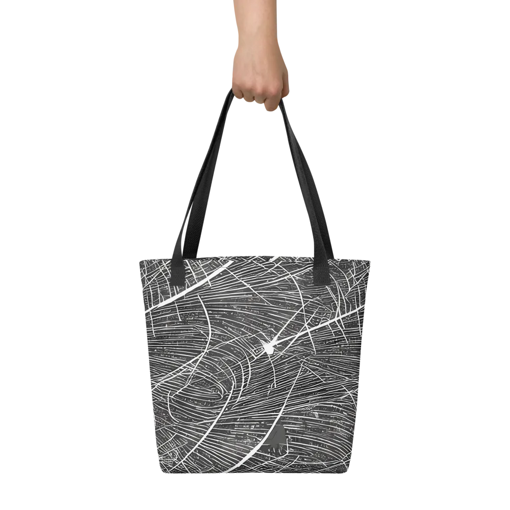 Silver Echo on Tote Bag — Front