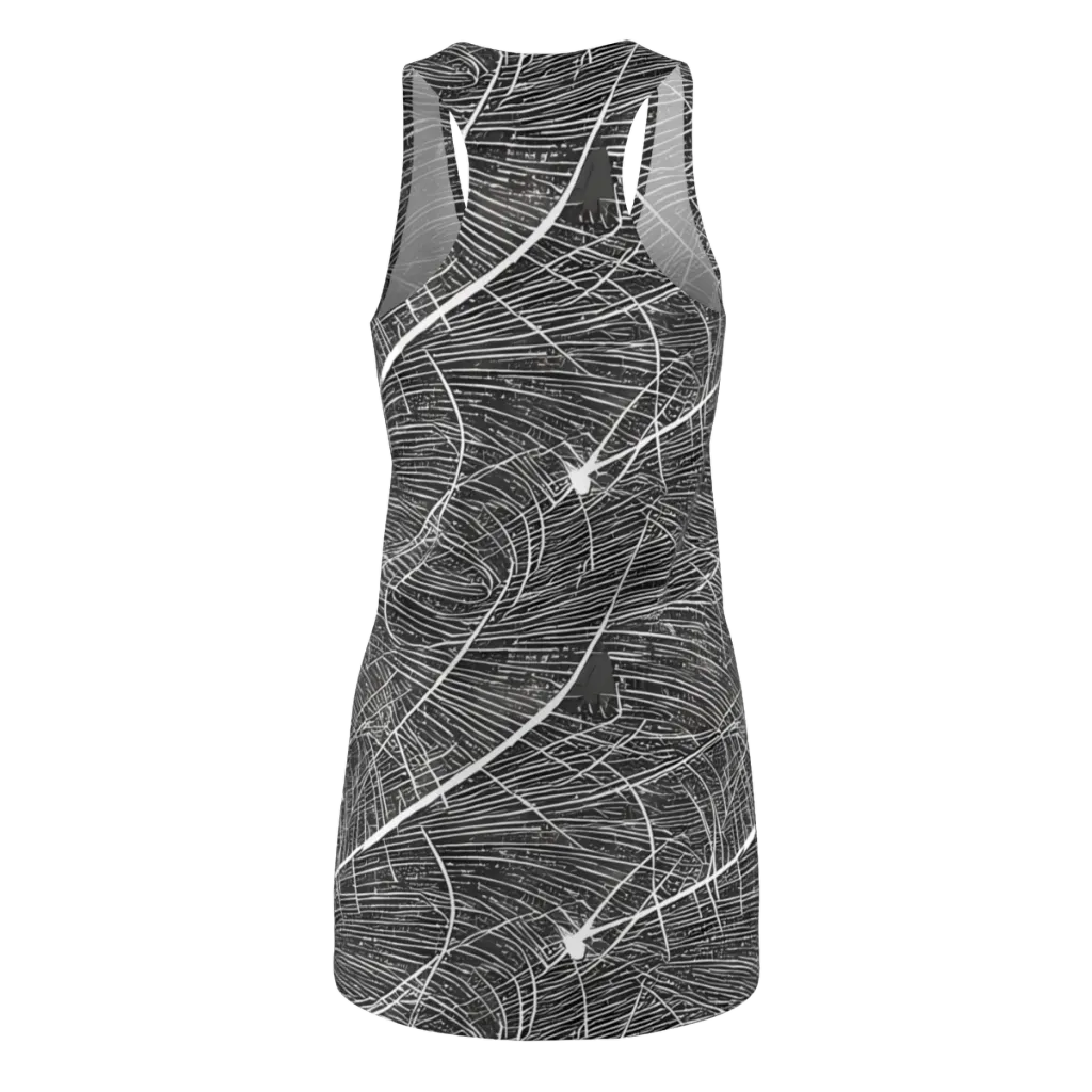 Silver Echo on Racerback Dress — Back