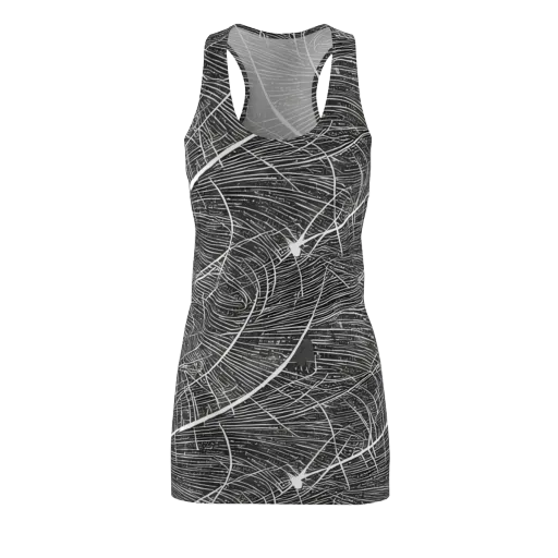 Silver Echo on a Racerback Dress