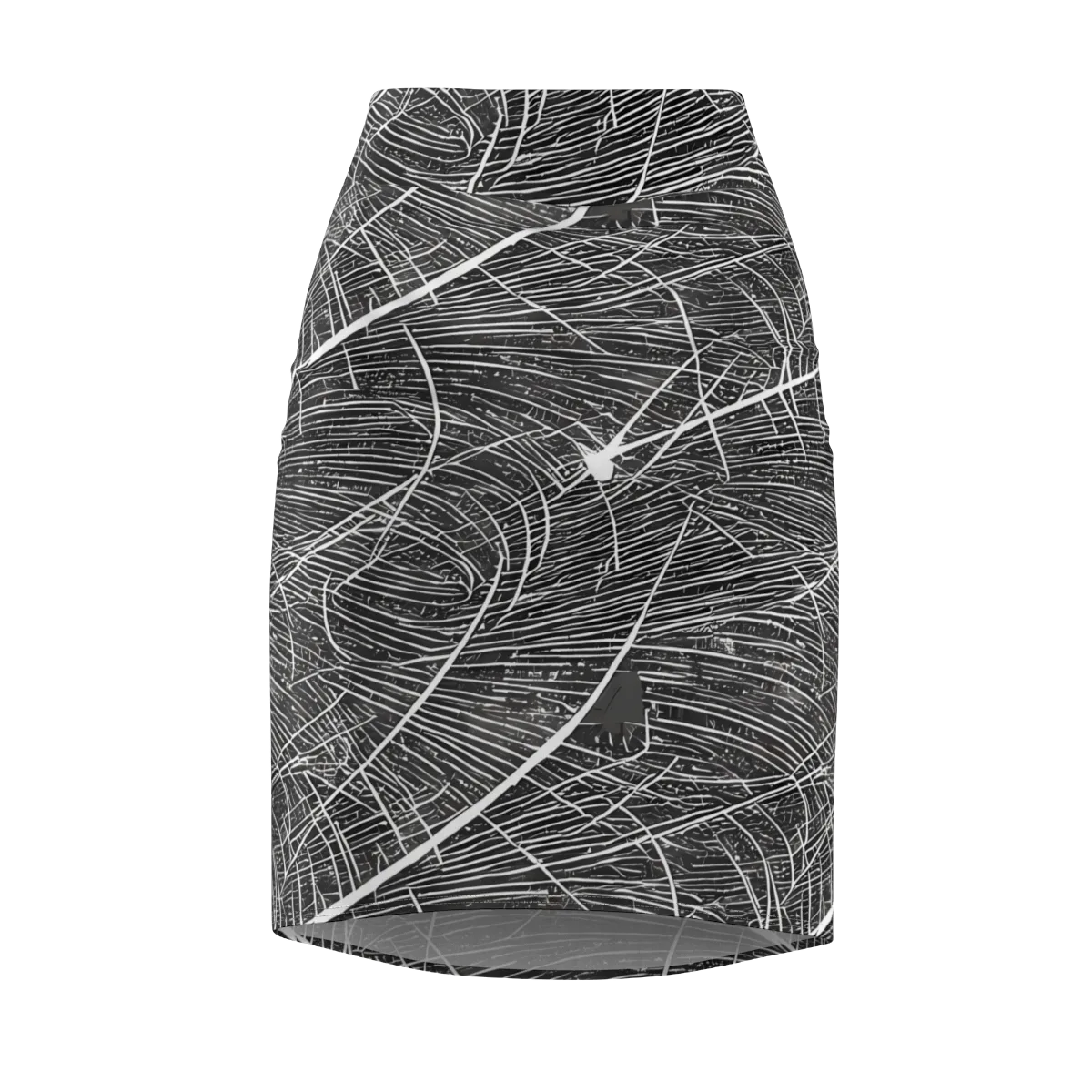 Silver Echo on Pencil Skirt — Front