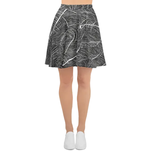 Silver Echo on a Skater Skirt