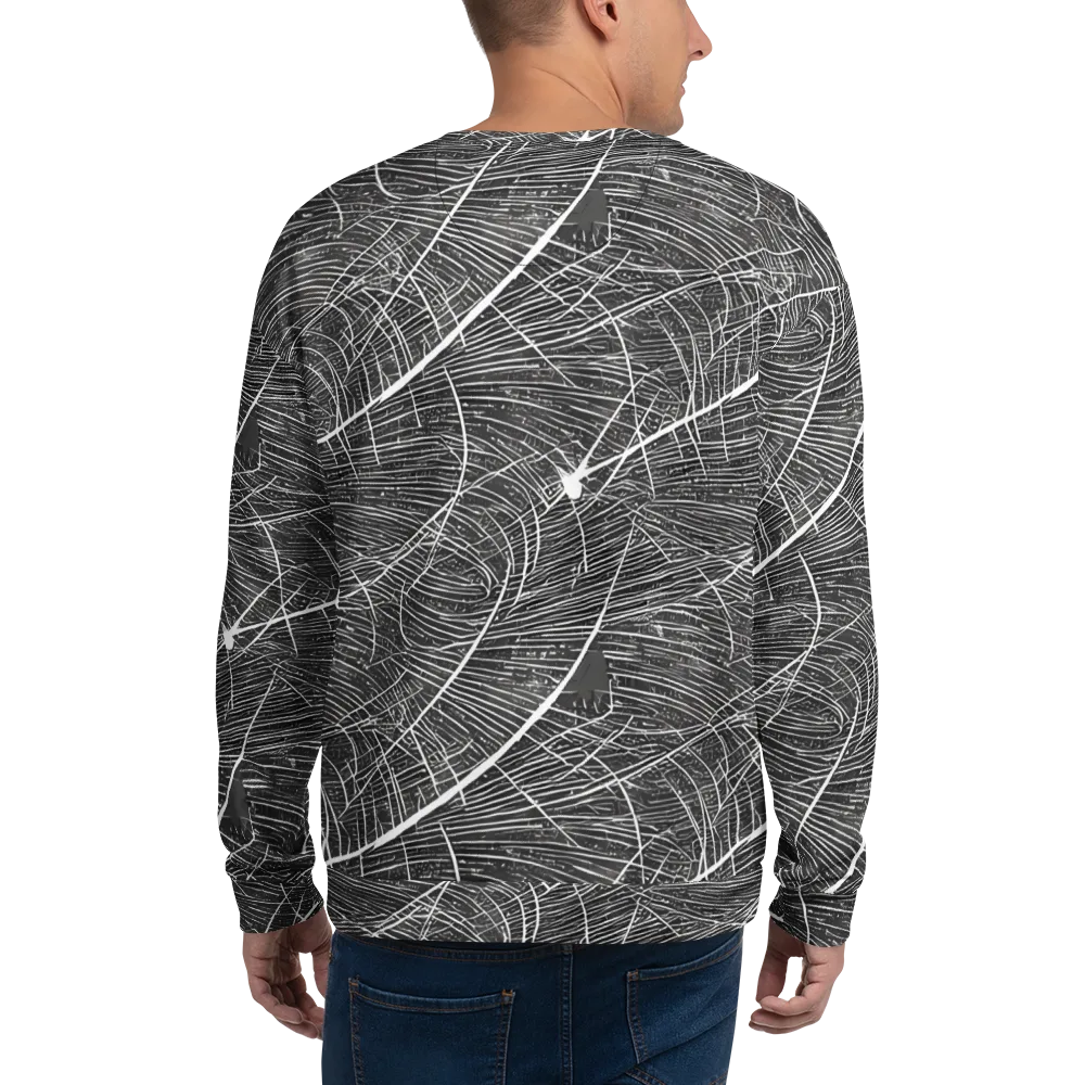 Silver Echo on Sweatshirt — Back