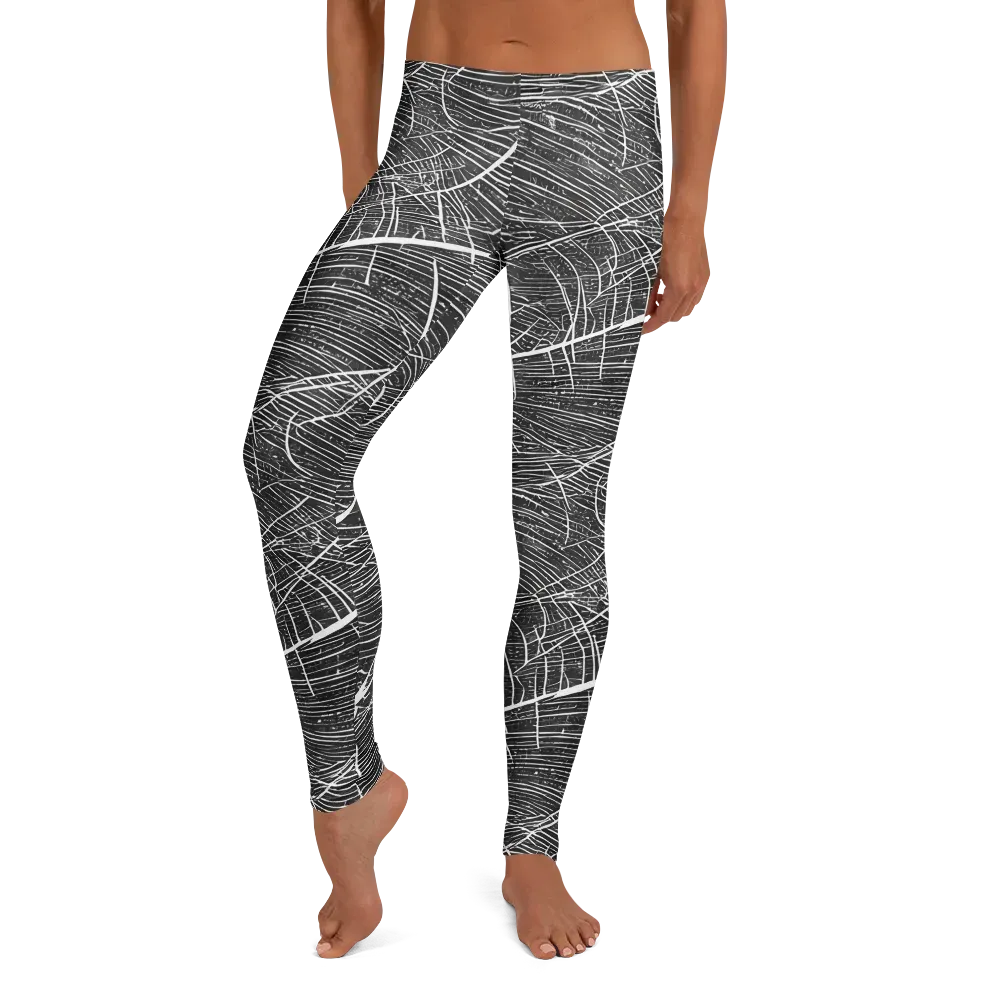 Silver Echo on Leggings — Front