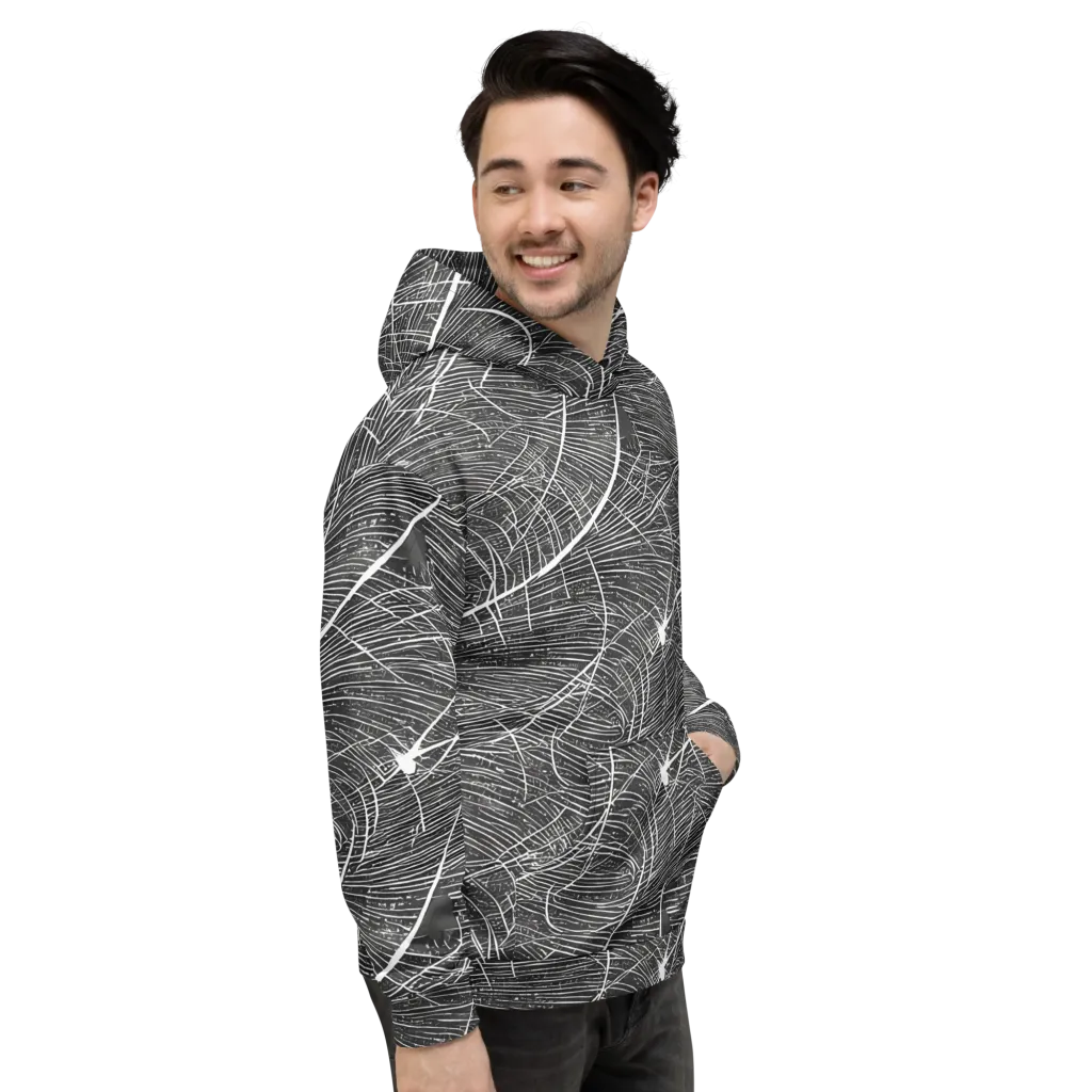 Silver Echo on Hoodie — Right