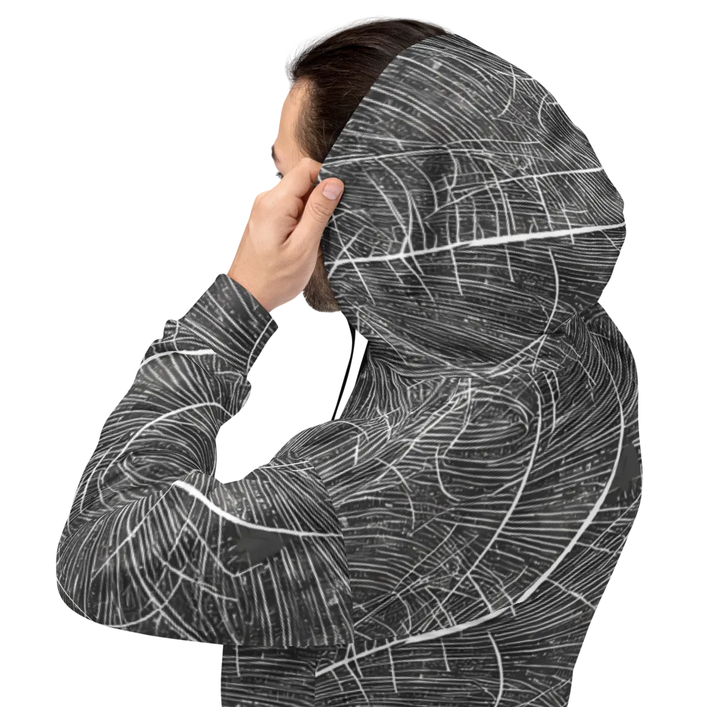 Silver Echo on Hoodie — Back