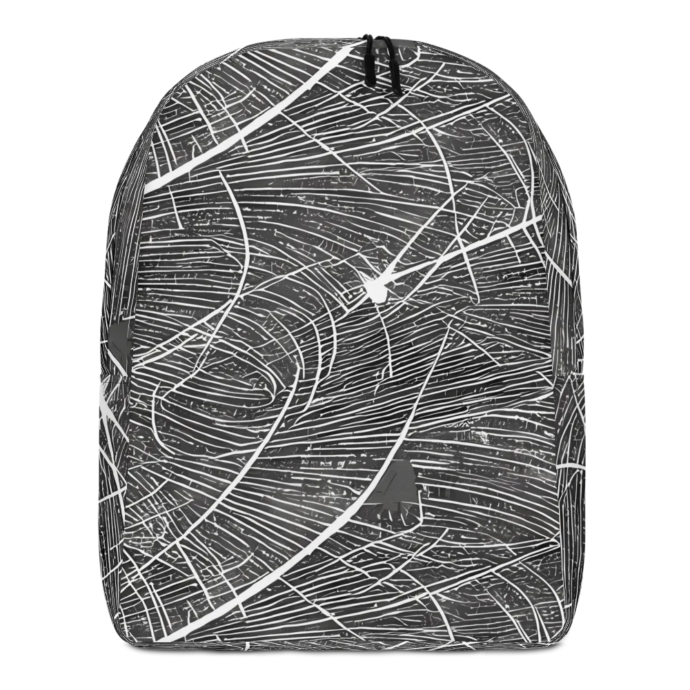 Silver Echo on Minimalist Backpack — Front