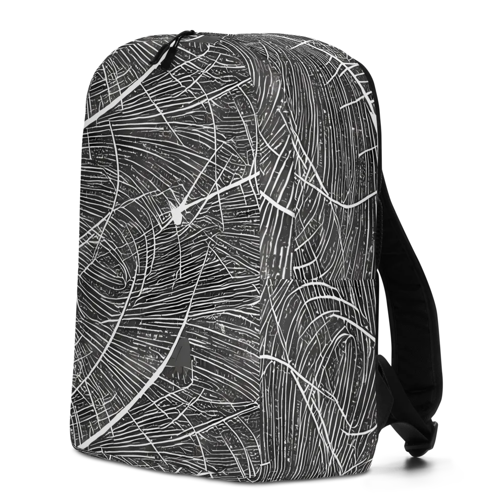 Silver Echo on Minimalist Backpack — Left