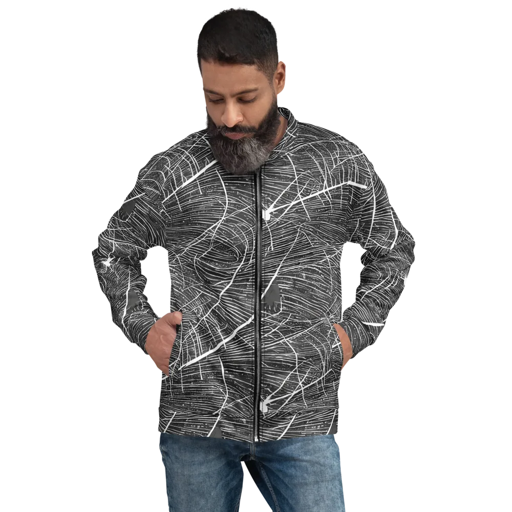 Silver Echo on Bomber Jacket — Front