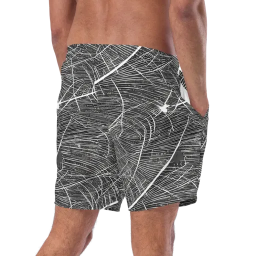 Silver Echo on a Swim Trunks