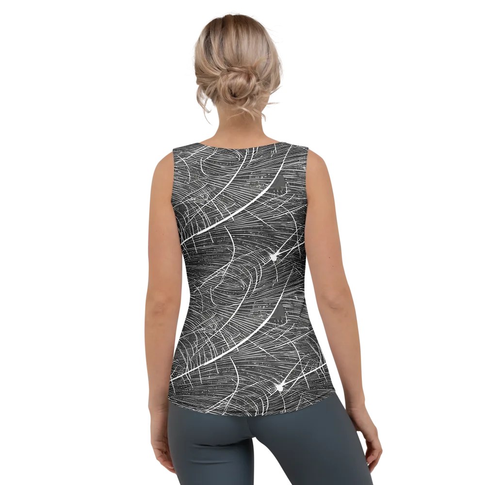 Silver Echo on Women's Tank Top — Back