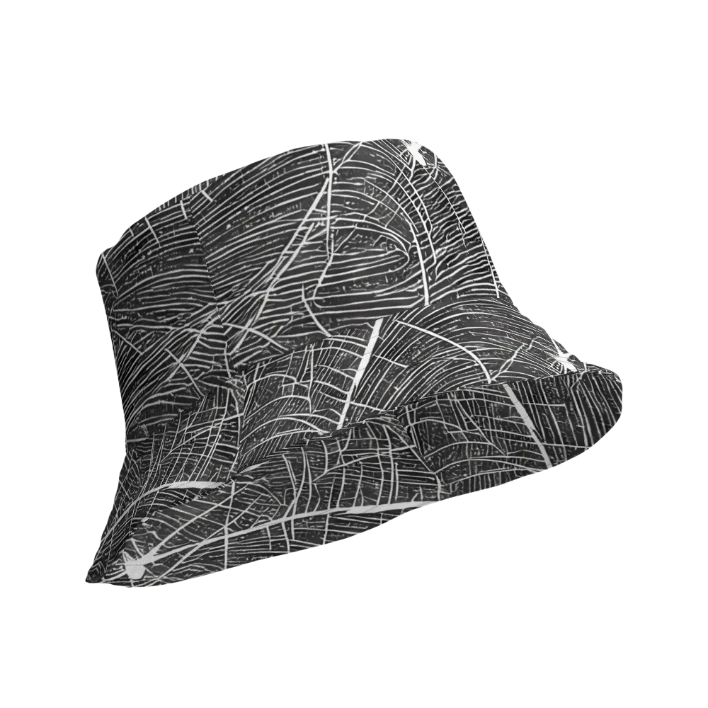 Silver Echo on Reversible Bucket Hat — Product details Outside