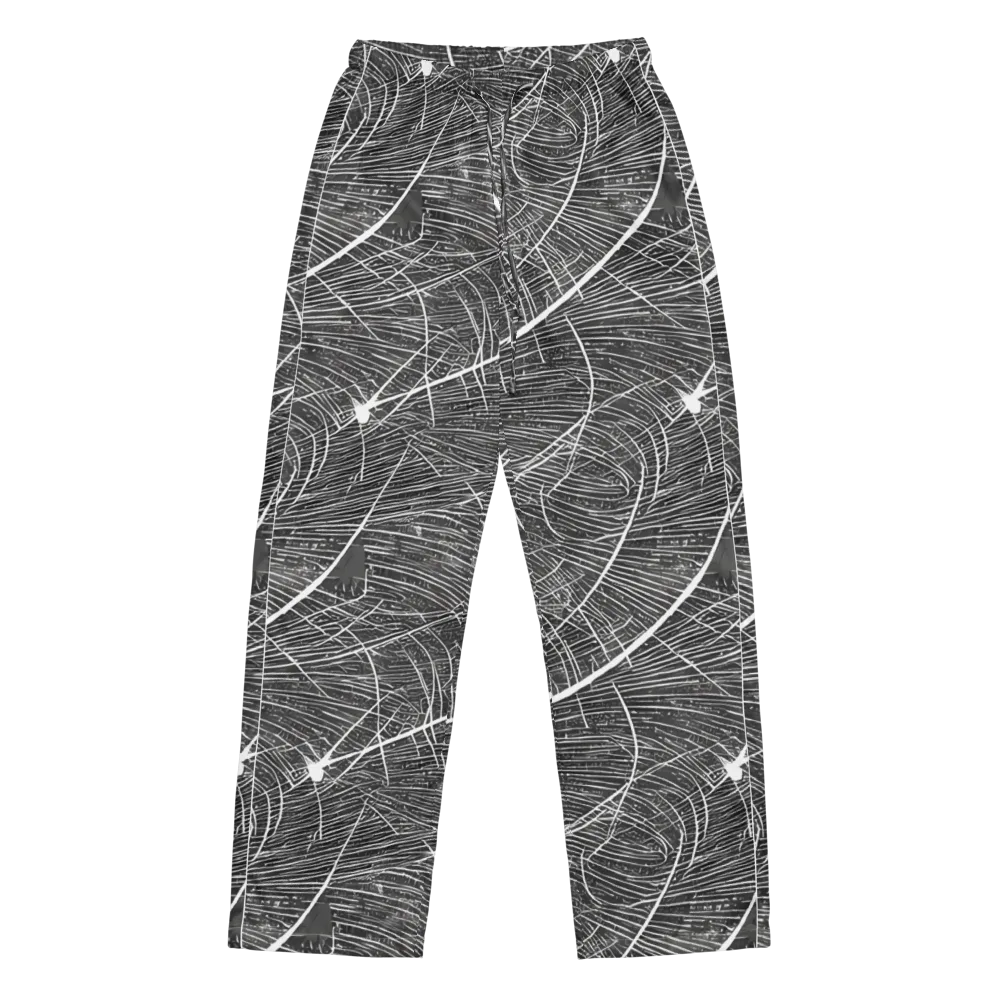 Silver Echo on Women's Pajama Pants — Front