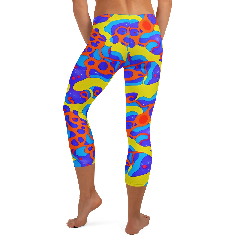 Elmyr's Enigma on Capri Leggings — Back