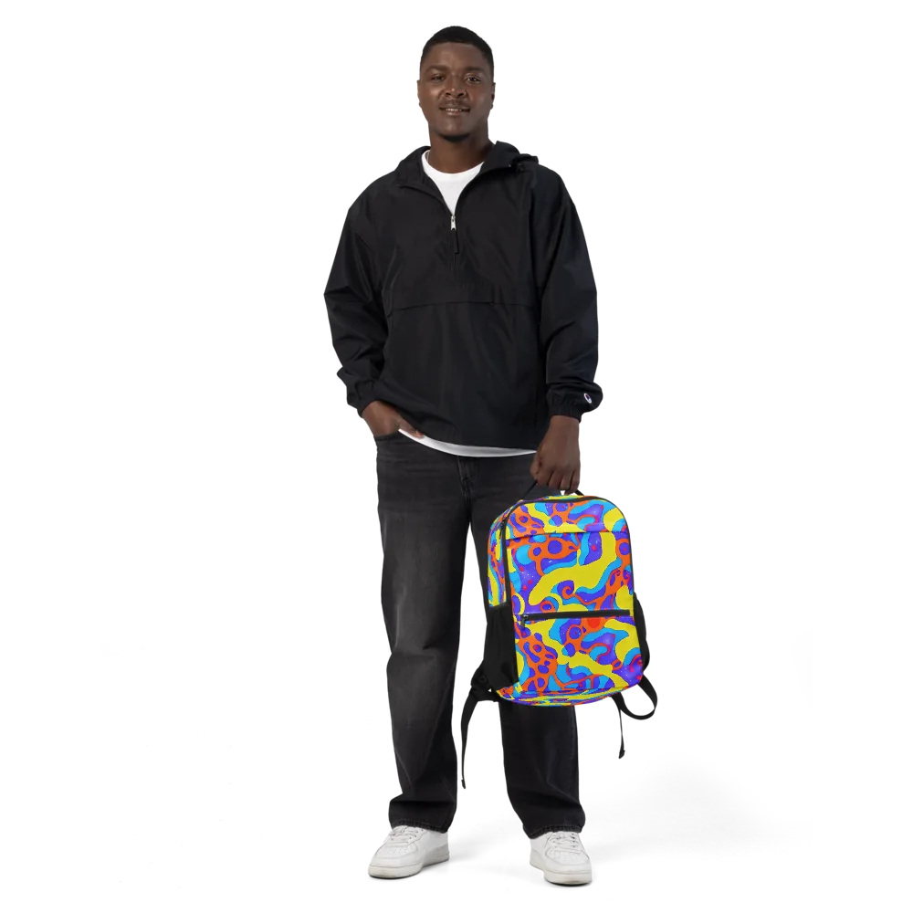 Elmyr's Enigma on Utility Backpack — Front