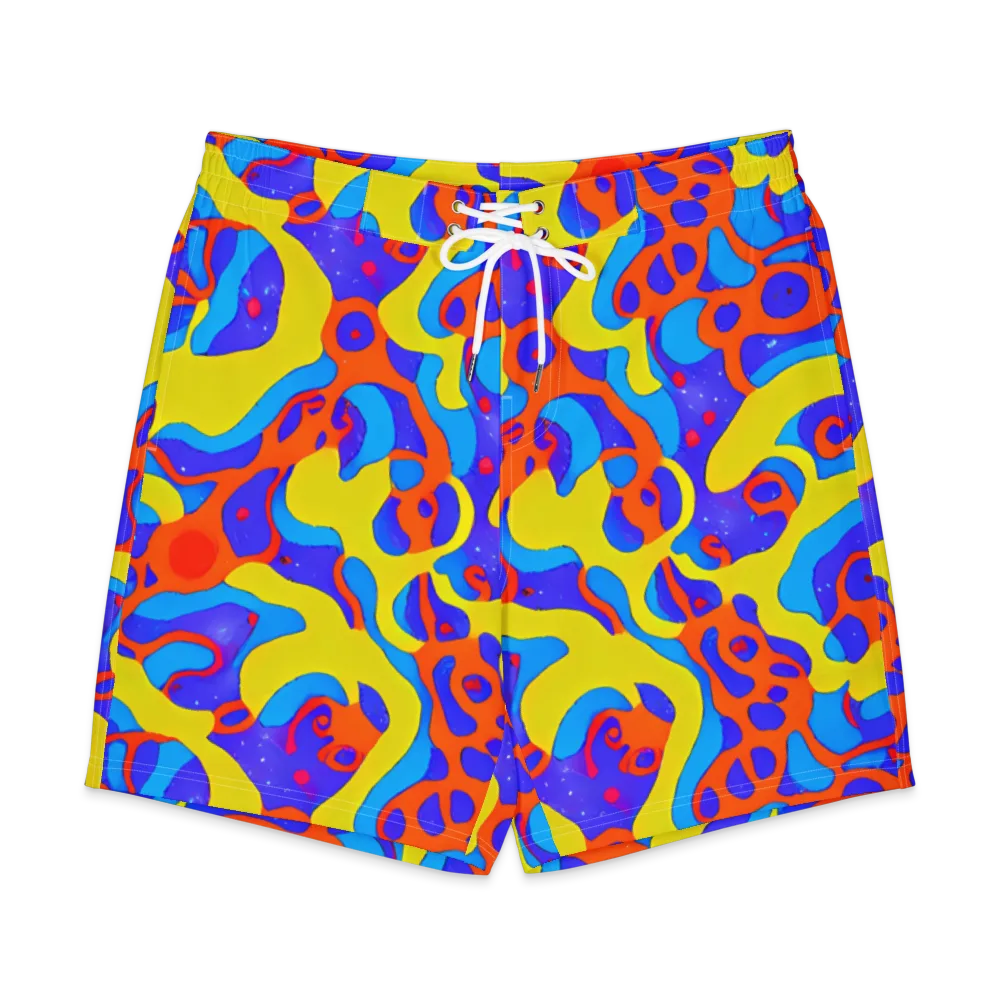 Elmyr's Enigma on Men's Board Shorts — Front