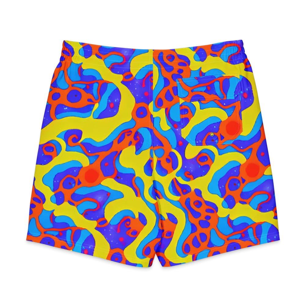 Elmyr's Enigma on Men's Board Shorts — Back