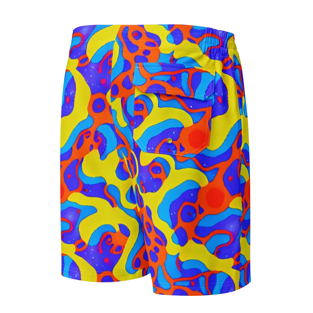 Elmyr's Enigma on Men's Board Shorts — Back