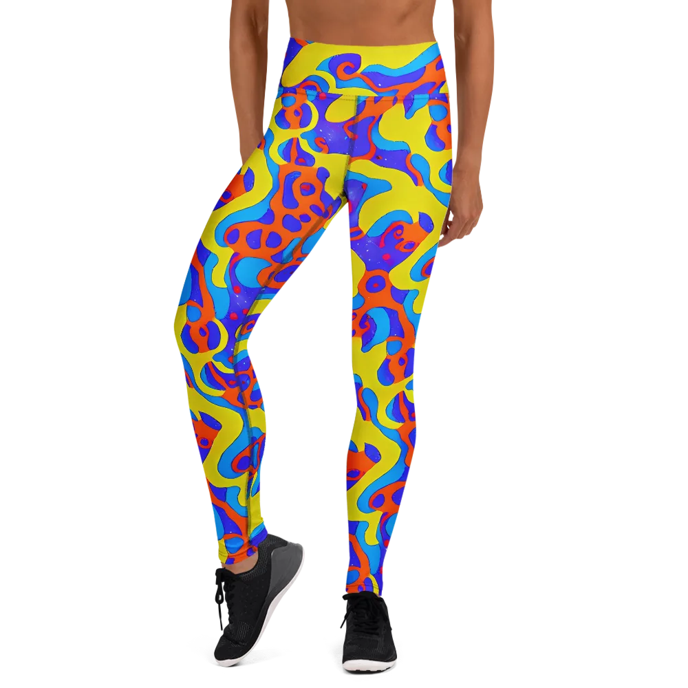 Elmyr's Enigma on Yoga Leggings — Front