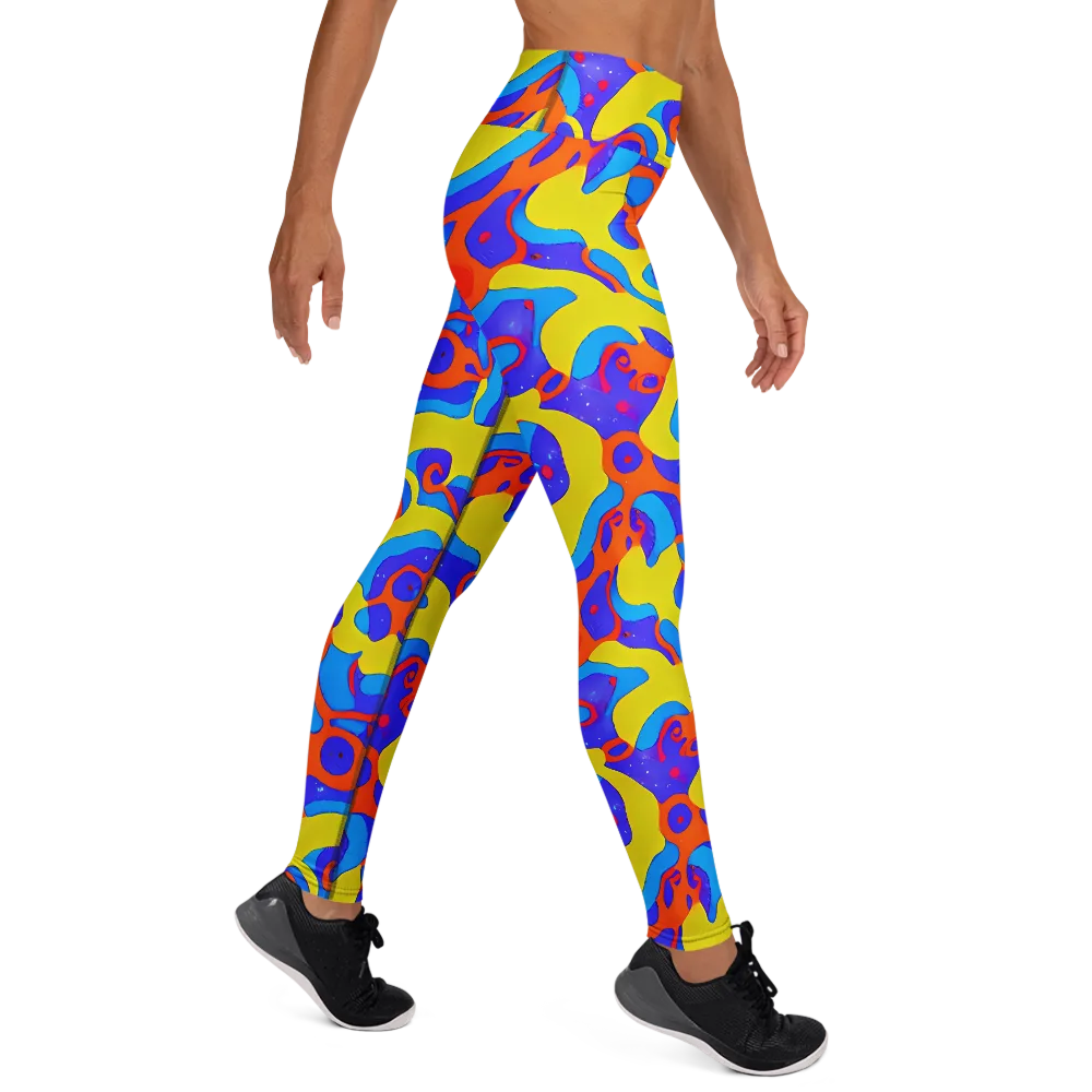 Elmyr's Enigma on Yoga Leggings — Right