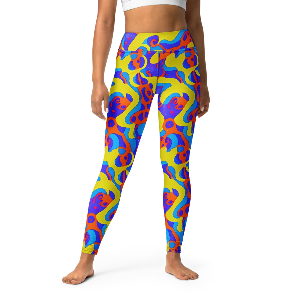 Elmyr's Enigma on Yoga Leggings — Front