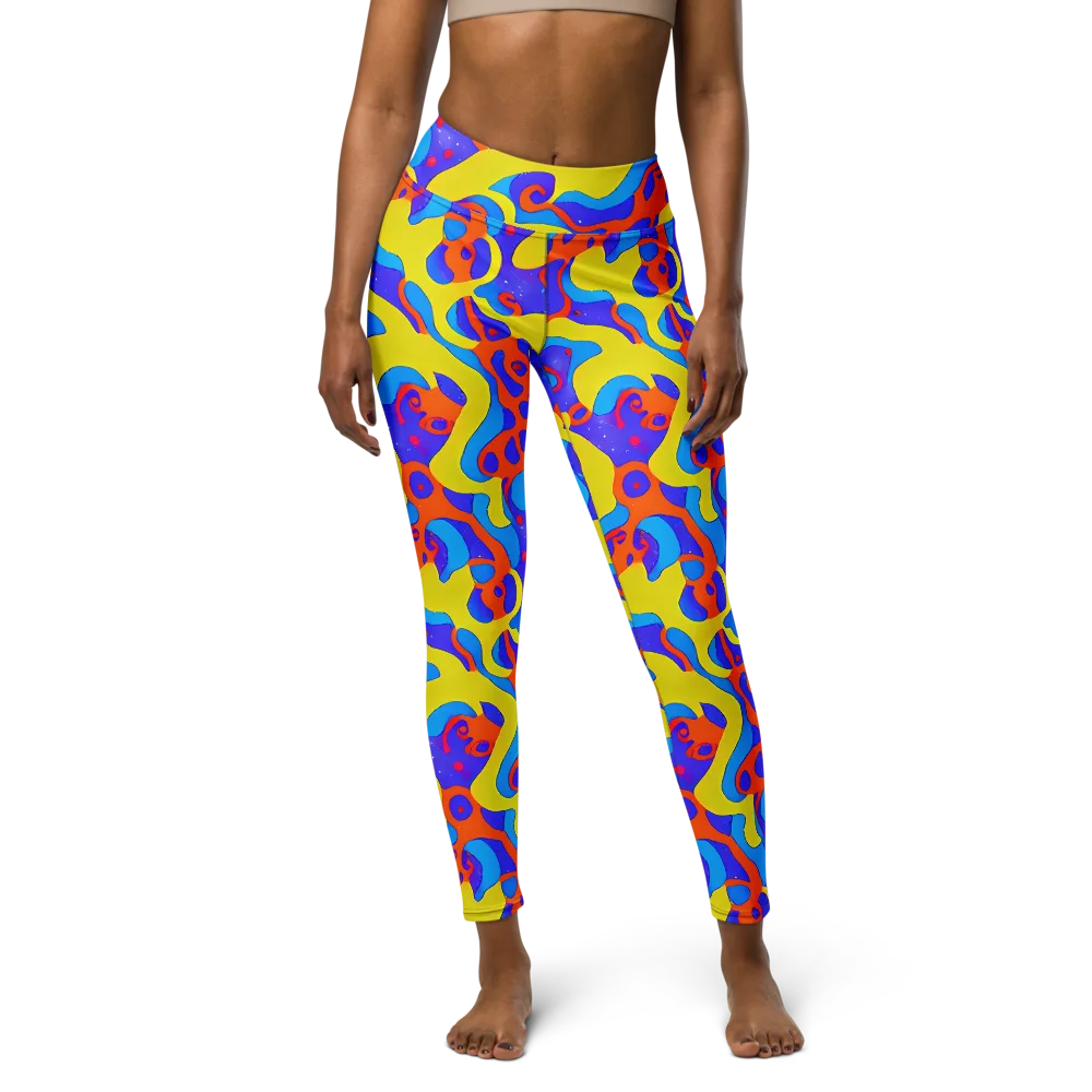 Elmyr's Enigma on Yoga Leggings — Front