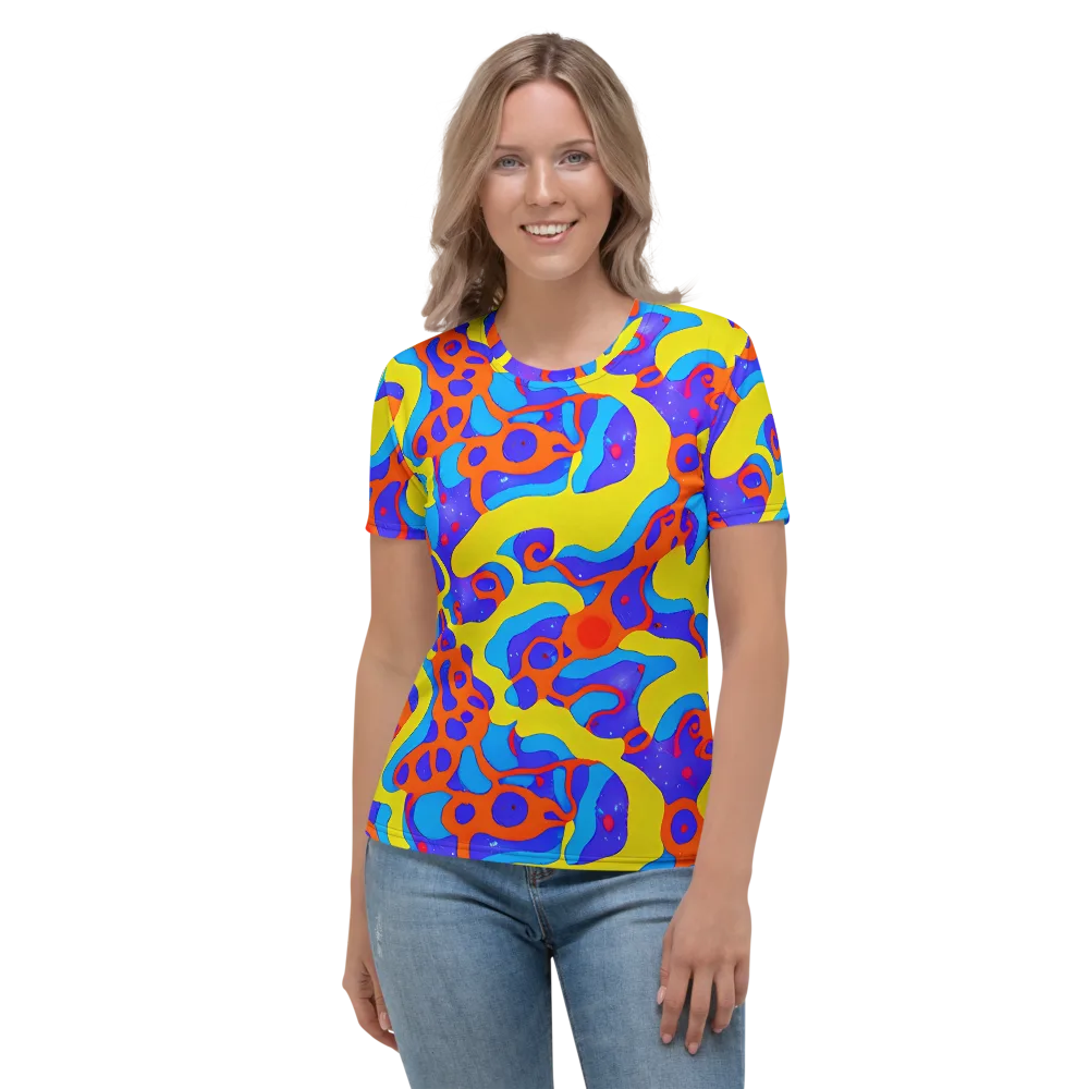 Elmyr's Enigma on Women's Crew Neck T-Shirt — Front