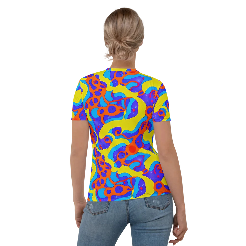 Elmyr's Enigma on Women's Crew Neck T-Shirt — Back