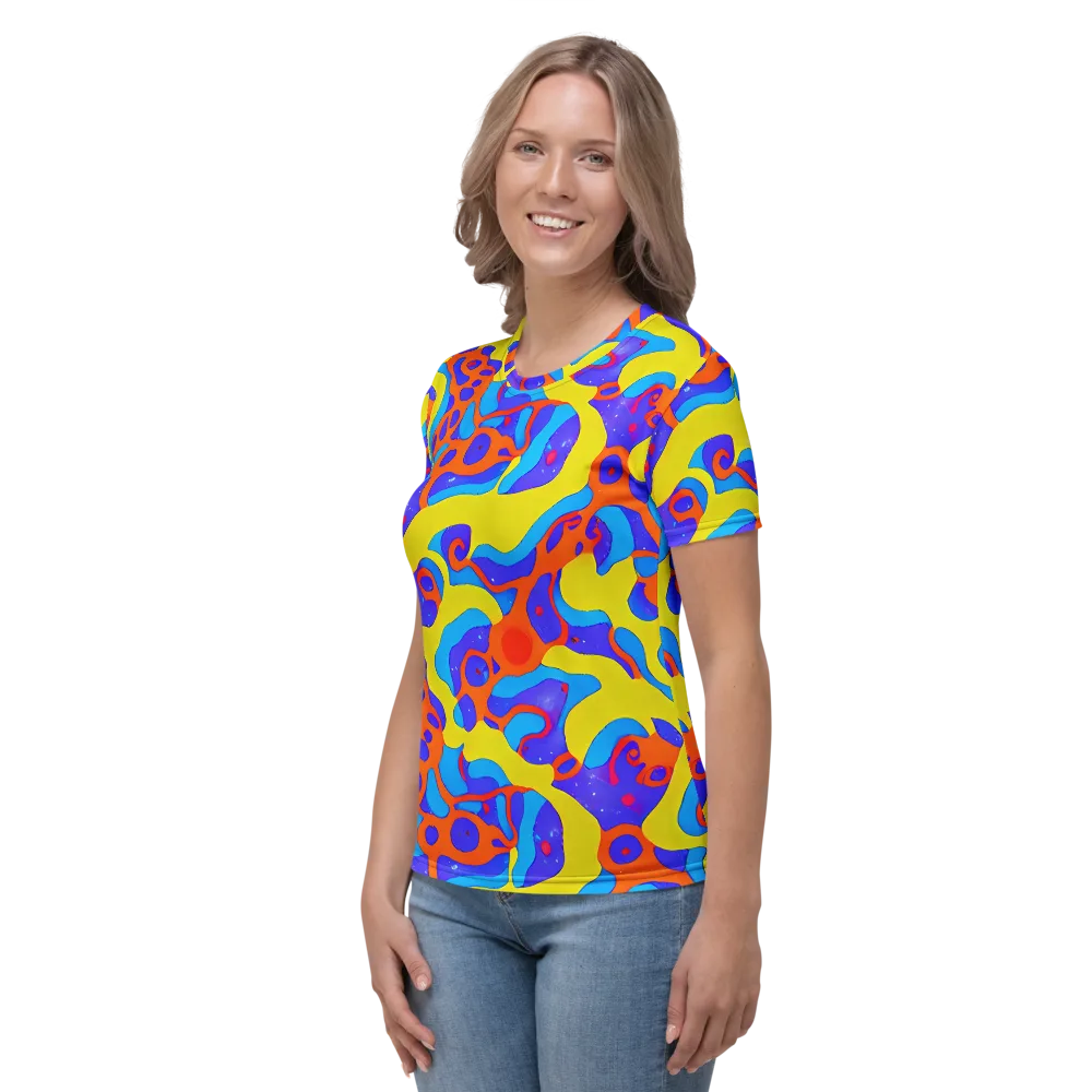 Elmyr's Enigma on Women's Crew Neck T-Shirt — Left