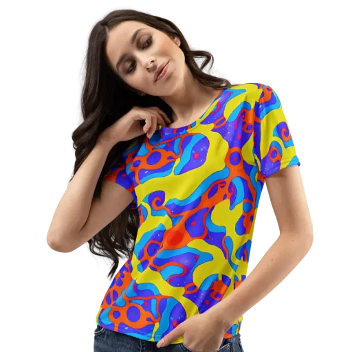 Elmyr's Enigma on a Women's Crew Neck T-Shirt