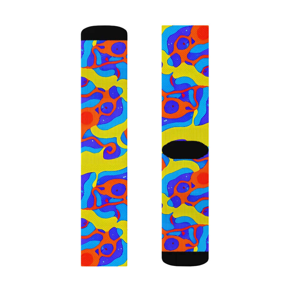 Elmyr's Enigma on Socks — Left Sock