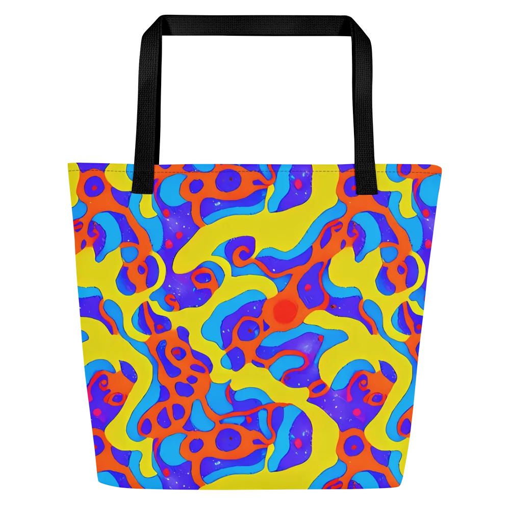 Elmyr's Enigma on Large Tote Bag W/ Pocket — Front