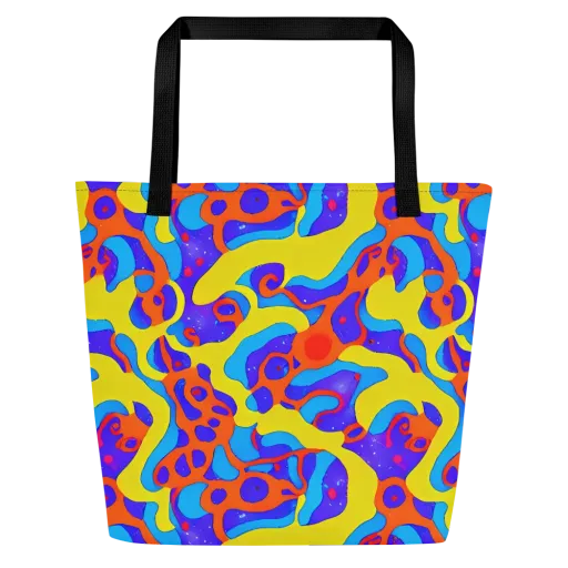 Elmyr's Enigma on a Large Tote Bag W/ Pocket