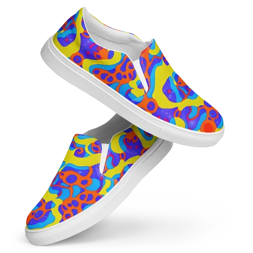 Elmyr's Enigma on a Women's Slip-On Canvas Shoes