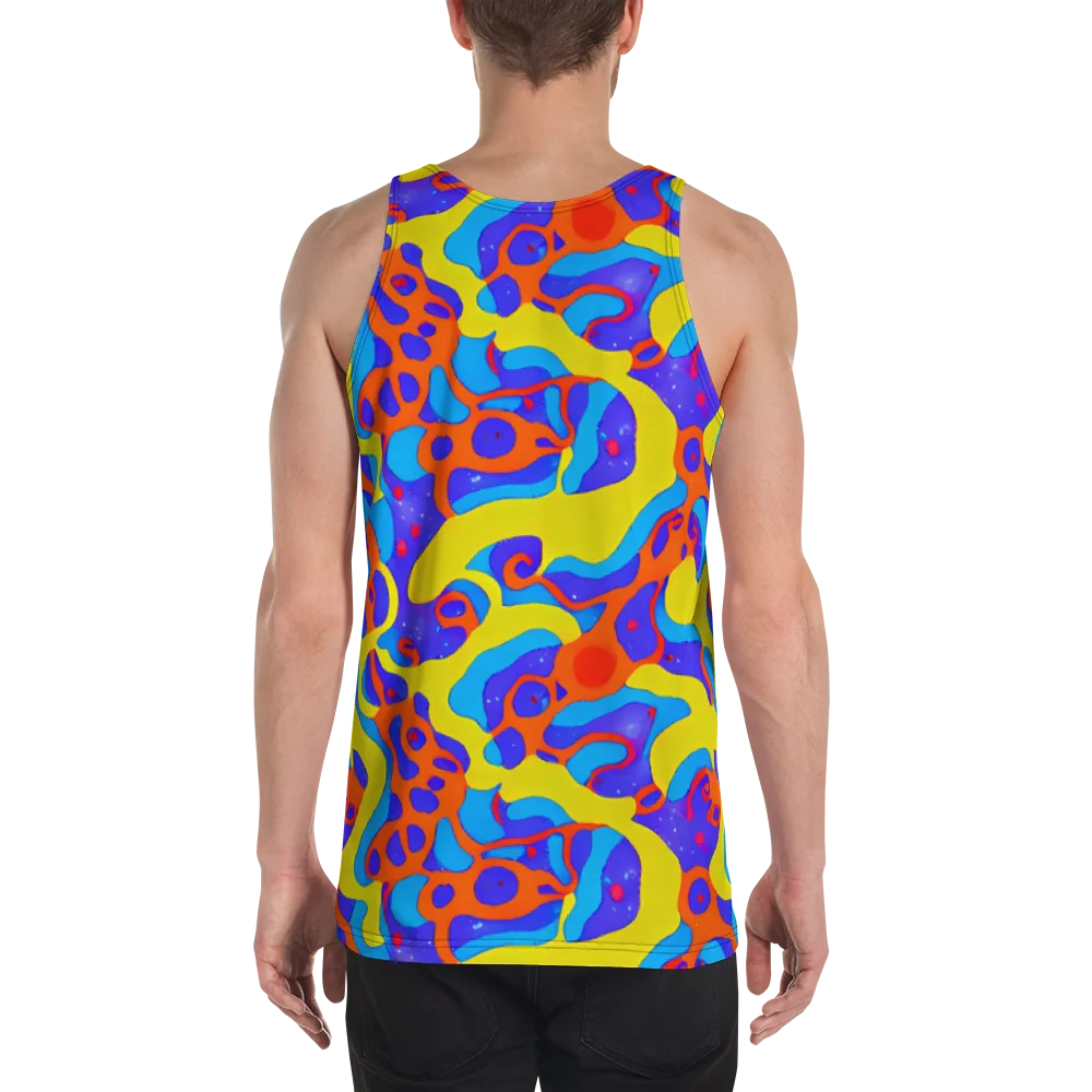 Elmyr's Enigma on Men's Tank Top — Back