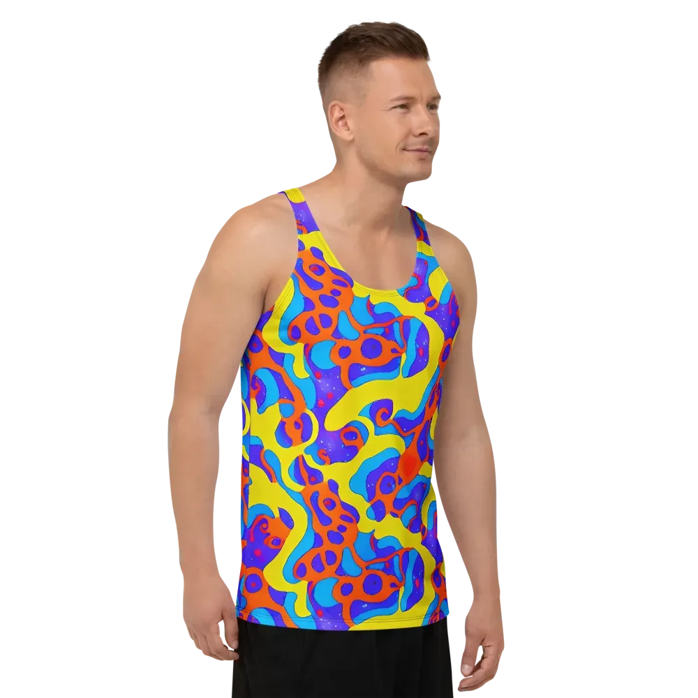 Elmyr's Enigma on Men's Tank Top — Right Front