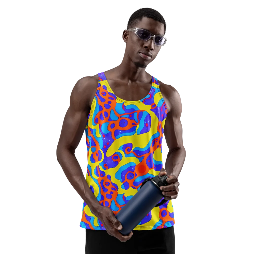 Elmyr's Enigma on Men's Tank Top — Front