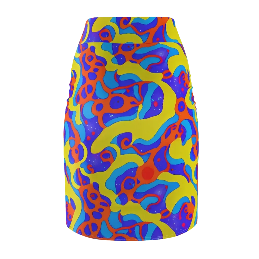 Elmyr's Enigma on Pencil Skirt — Back