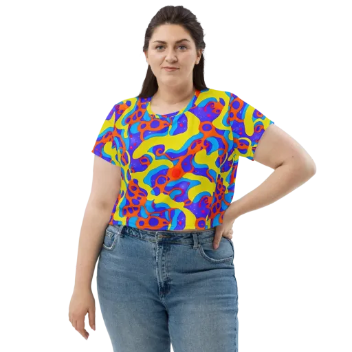 Elmyr's Enigma on a Crop Tee